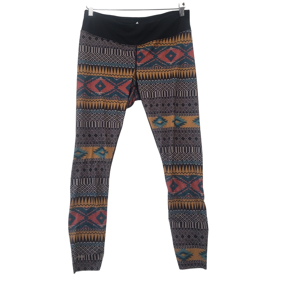 Burton Dryride Base Layer Pants Medium Multicolor Southwestern Leggings Boho